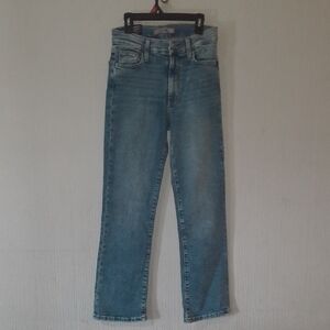 High Rise Crop Bootcut Joe's Jeans Light Blue Denim, Size 26